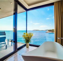 Luxury 7 Bedroom Dubrovnik Beachfront Villa with Infinity Pool, Sleeps 14